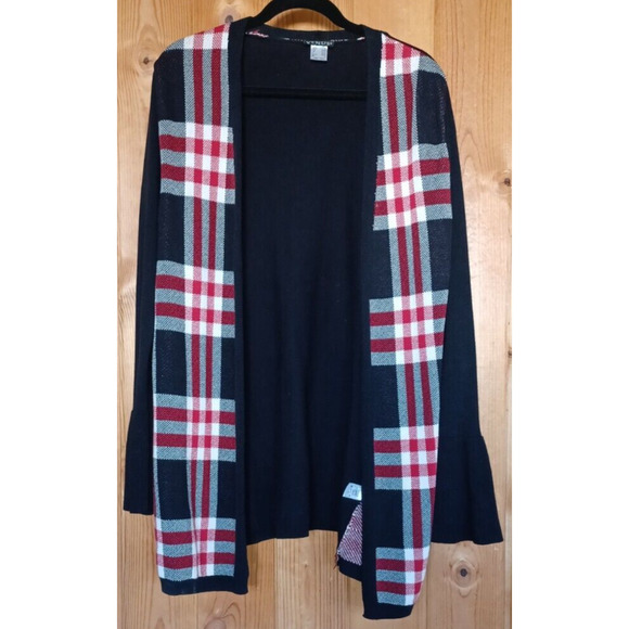 VENUS Long Sweater Women's Medium Open Cardigan Preppy Collegiate Professional - Picture 1 of 6